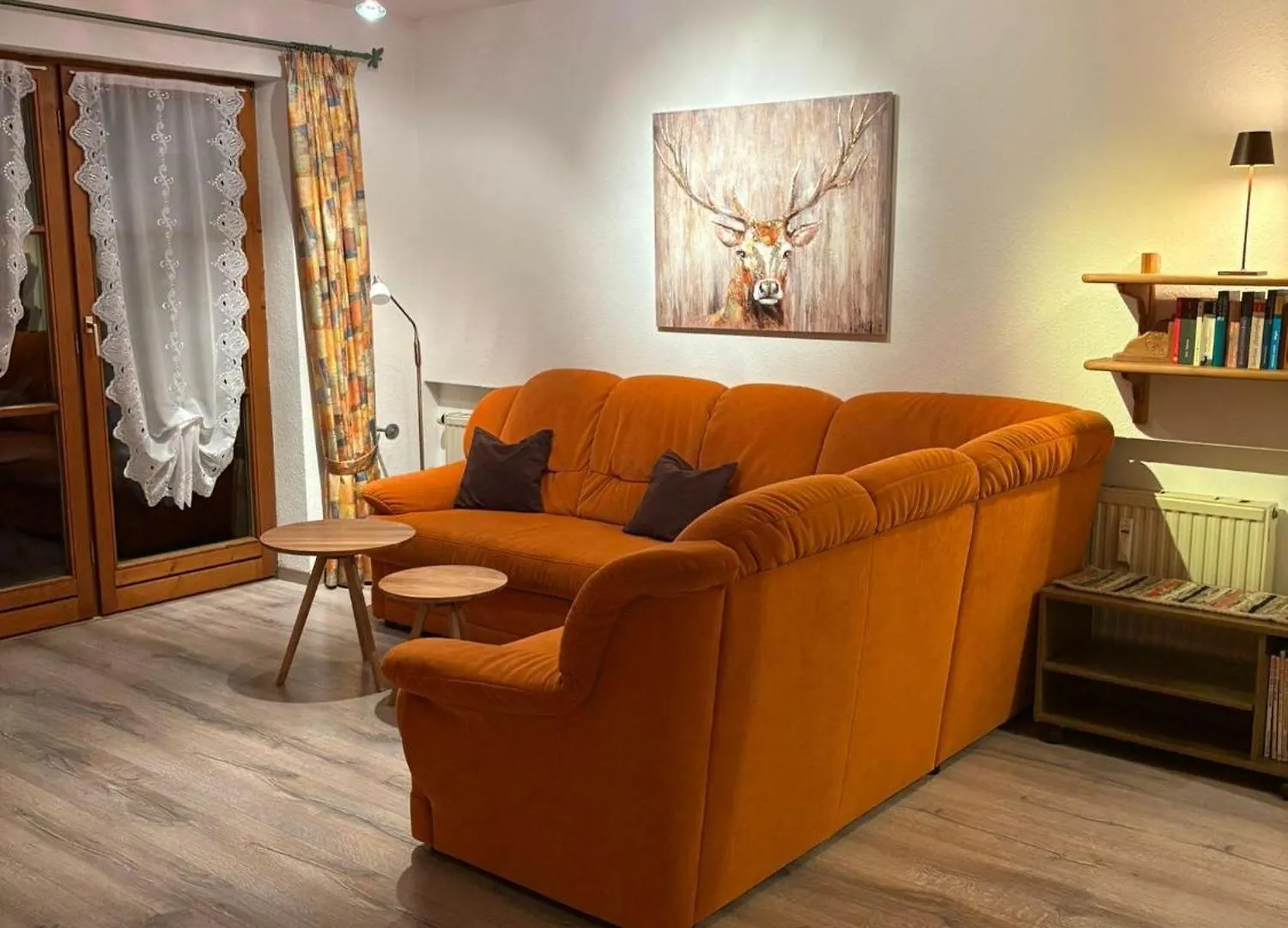 公寓 Ferienwohnung Eulennest 博尔斯特尔朗